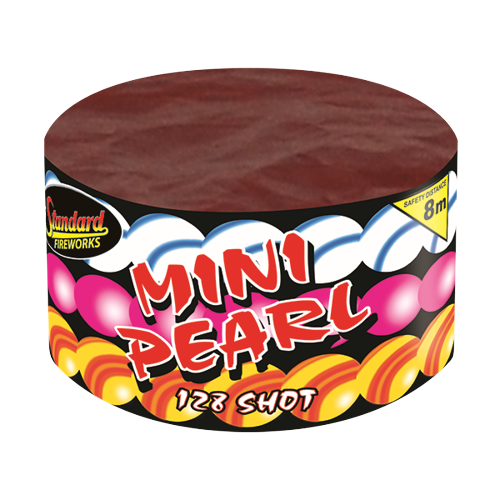 Standard Fireworks Mini Pearl – 128 Shot Roman Candle Cake