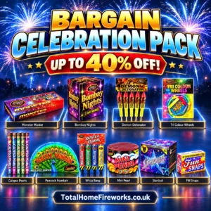 Bargain new years pack | new years eve packs | total home fireworks |
