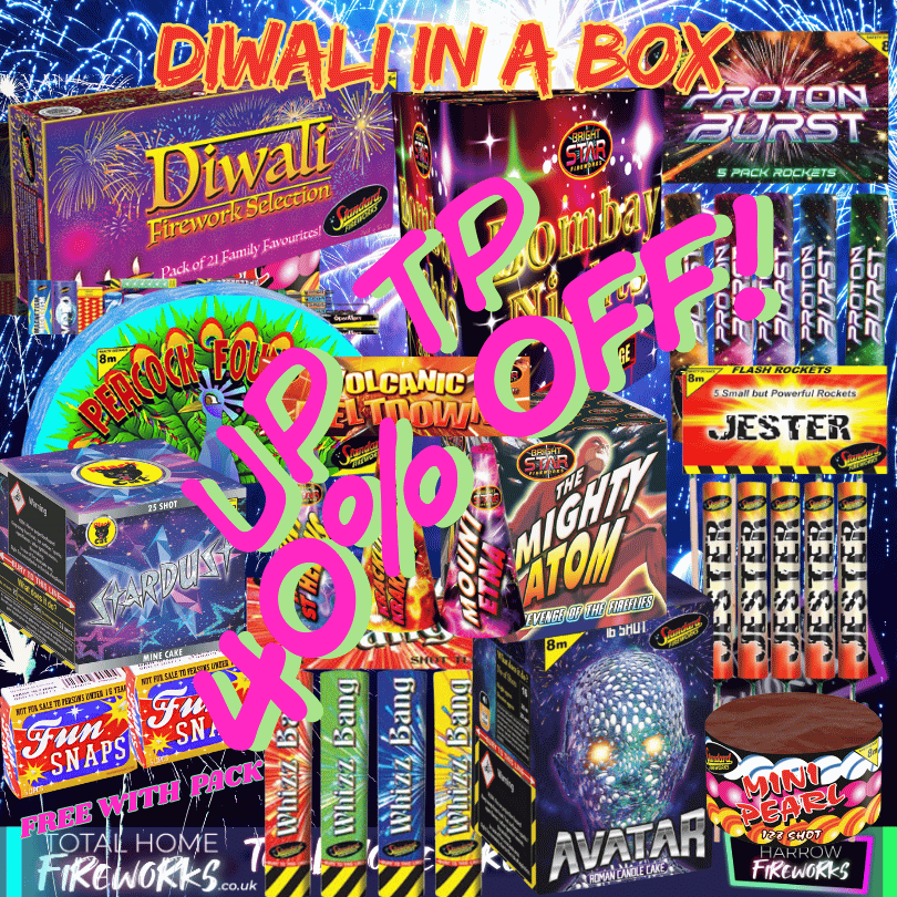 DIWALI IN A BOX - Total home fireworks – Hallmark Fireworks | Diwali fireworks | Bonfire fireworks | New Years Eve Fireworks |