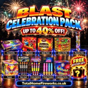 BLAST CELEBRATION PACK - Total home fireworks – | Standard fireworks | Brightstar fireworks | Blackcat fireworks Hallmark Fireworks | Diwali fireworks | Bonfire fireworks | New Years Eve Fireworks |