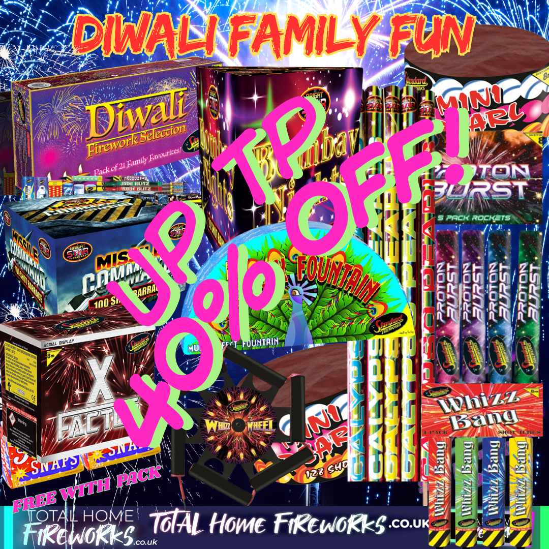 DIWALI FAMILY FUN - Total home fireworks – Hallmark Fireworks | Diwali fireworks | Bonfire fireworks | New Years Eve Fireworks |
