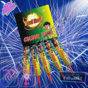 BAD BOY COLOUR BOMBE CANDLE PACK LARGE Diamond fireworks - | total home fireworks