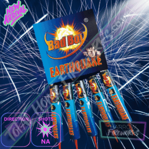 BAD BOY EARTHQUAKE CANDLE PACK LARGE Diamond fireworks - | total home fireworks