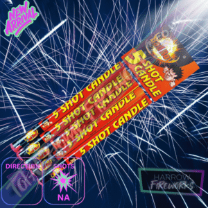 5 SHOT CANDLE PACK |Diamond fireworks - | total home fireworks