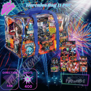 HERCULES BAG – 11 Cake Firework Pack – Total Home Fireworks – Cube Fireworks