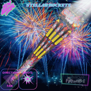 STELLAR – 7 Pack Rockets – Total Home Fireworks – Diamond Fireworks