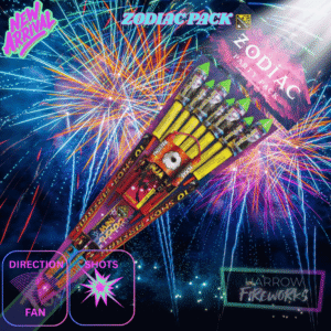 ZODIAC – 16 Piece Selection Pack – Total Home Fireworks – Diamond Fireworks