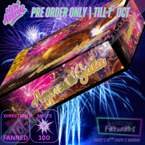 ANNUAL GALA – 224 Shot Compound Firework – Total Home Fireworks – Hallmark Fireworks